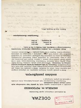 Odręczne notatki Józefa Żurowskiego na temat analogii do zabytków z Jakuszowic Małych  sporządzon...