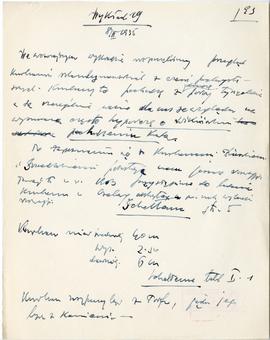 Rękopis dwudziestu ośmiu wykładów Józefa Żurowskiego pt. "Zagadnienie Kopca Krakusa na tle z...