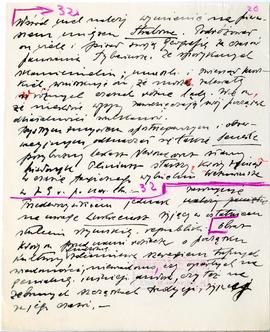 Rękopis wykładów Józefa Żurowskiego z zakresu archeologii przedhistorycznej  strona 47: "[…]...