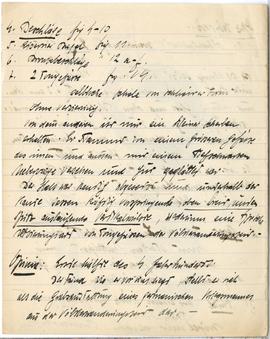 Brulion Józefa Żurowskiego zawierający zbiór luźnych kartek z notatkami w języku polskim i niemie...