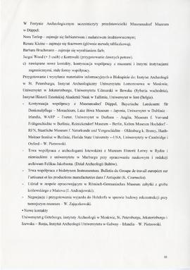 Państwowe Muzeum Archeologiczne w Warszawie. Sprawozdanie z działalności w roku 1998. Maszynopis...