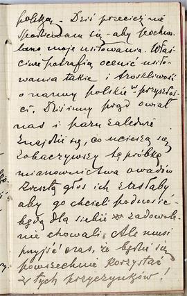 Notes nr 22 z wpisami odręcznymi  Erazma Majewskiego z okresu od 15.05.1885 r. - 08.09.1885 r.  s...