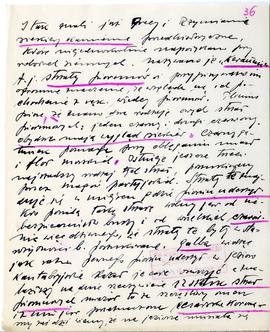 Rękopis wykładów Józefa Żurowskiego z zakresu archeologii przedhistorycznej  strona 67: "[…]...