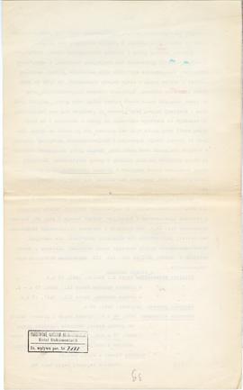 Maszynopis i rękopis trzynastu wykładów Józefa Żurowskiego na temat kultury megalitycznej  strona...