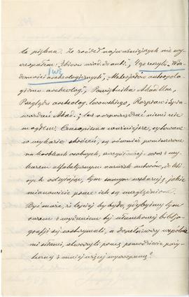 List od Szczęsnego Jastrzębowskiego do Erazma Majewskiego (rękopis)  strona 2