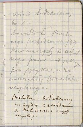 Notes nr 35 z wpisami odręcznymi  Erazma Majewskiego z okresu od 10.07.1890 r. - 25.10.1890 r.  s...