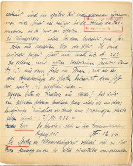 Brulion Józefa Żurowskiego zawierający zbiór luźnych kartek z notatkami w języku polskim i niemie...