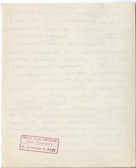 Rękopis wykładów Józefa Żurowskiego z zakresu archeologii przedhistorycznej  strona 202: pieczątk...