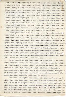 Maszynopis. Odpis podania Ludwika Sawickiego z dnia 14 maja 1927 r. do Ministerstwa Wyznań Religi...