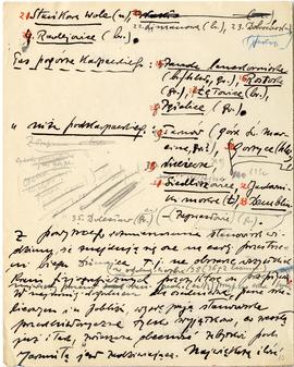 Fragment rękopisu artykułu Józefa Żurowskiego pt. Skarby halsztackiego okresu z doliny Dunajca wr...