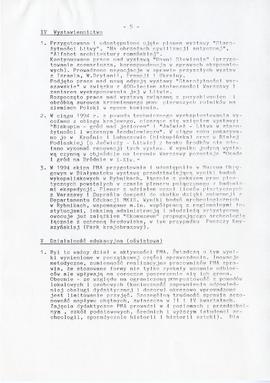 Państwowe Muzeum Archeologiczne w Warszawie. Sprawozdanie z działalności w roku 1994.  Maszynopis...