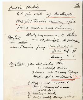 Rękopis jedenastu wykładów Józefa Żurowskiego pt. "Epoka bronzu ze szczególnem uwzględn. pod...