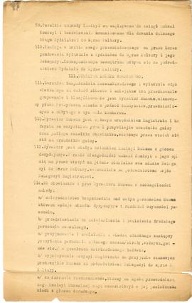 Projekt burmistrza Zawadzkiego z dn. 25.08.1918 r. regulaminu Muzeum Narodowego w Warszawie  stro...