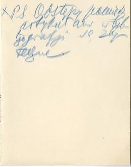 List od Hieronima Rafała Łopacińskiego do Erazma Majewskiego (rękopis)  strona 3