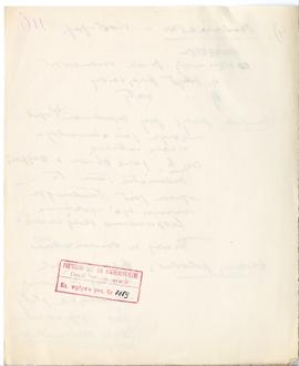 Rękopis wykładów Józefa Żurowskiego z zakresu archeologii przedhistorycznej  strona 232: pieczątk...