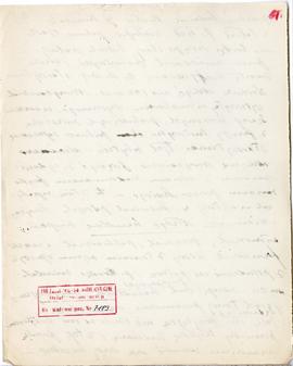 Rękopis wykładów Józefa Żurowskiego z zakresu archeologii przedhistorycznej  strona 146: pieczątk...