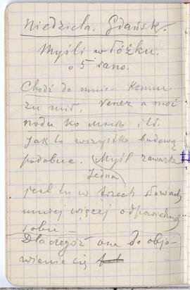 Notes nr 35 z wpisami odręcznymi  Erazma Majewskiego z okresu od 10.07.1890 r. - 25.10.1890 r.  s...