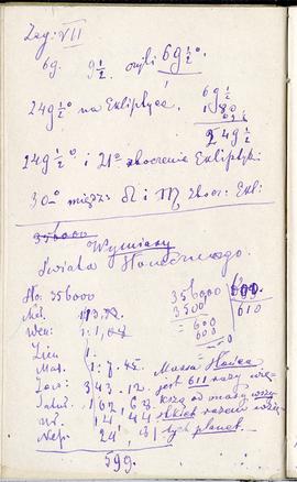 Notes nr 1 z okresu 29.06.1873 r.-24.09.1874 r.  Notatki odręczne Erazma Majewskiego dot. oblicza...