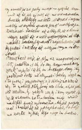 List od Hieronima Rafała Łopacińskiego do Erazma Majewskiego (rękopis)  strona 2