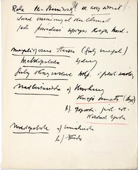 Maszynopis i rękopis trzynastu wykładów Józefa Żurowskiego na temat kultury megalitycznej  strona...