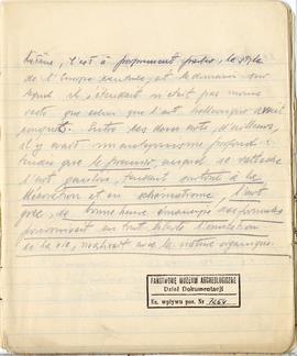 Brulion Józefa Żurowskiego pt. "Plastyka od Fidiasza począwszy" z odręcznymi notatkami ...