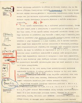 Maszynopis wykładów Józefa Żurowskiego pt. "Sztuka przedhistoryczna" z roku akademickie...