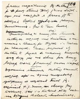 Rękopis dziewięciu wykładów Józefa Żurowskiego pt. "Osadnictwo przedhistoryczne w dorzeczu G...