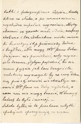 List od Zdzisława Lenartowicza do Erazma Majewskiego z dnia 20.06.1918 r. (rękopis)  strona 3