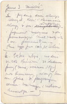 Fragment dziennika Józefa Żurowskiego pt. "Bieżące wiadomości o wykopaliskach" z odręcz...