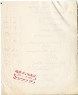 Rękopis wykładów Józefa Żurowskiego z zakresu archeologii przedhistorycznej  strona 240: pieczątk...