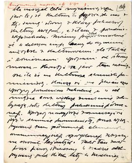 Rękopis dziewięciu wykładów Józefa Żurowskiego pt. "Osadnictwo przedhistoryczne w dorzeczu G...