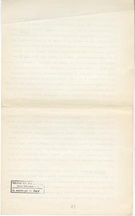 Maszynopis i rękopis trzynastu wykładów Józefa Żurowskiego na temat kultury megalitycznej  strona...