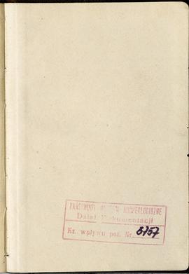 Notatnik nr 74 z odręcznymi notatkami Erazma Majewskiego z okresu od 28.07.1914 r. do 27.08.1914 ...