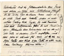 Odręczne wypisy Józefa Żurowskiego w języku niemieckim z publikacji O. Mertinsa Wegweiser durch d...