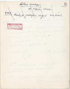 Rękopis sześćdziesięciu ośmiu wykładów Józefa Żurowskiego pt. "Sztuka Podyluwialna" z r...