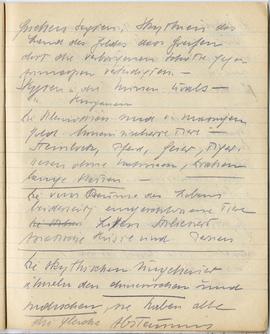 Brulion Józefa Żurowskiego z notatkami w języku niemieckim z okresu studiów w Wiedniu  strona 38