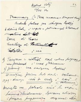 Rękopis sześćdziesięciu ośmiu wykładów Józefa Żurowskiego pt. "Sztuka Podyluwialna" z r...