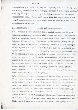 Państwowe Muzeum Archeologiczne w Warszawie. Sprawozdanie z działalności w roku 1988.  Maszynopis...