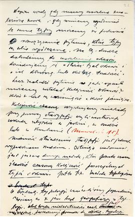 Rękopis jedenastu wykładów Józefa Żurowskiego pt. "Epoka bronzu ze szczególnem uwzględn. pod...