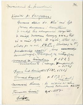 Rękopis dwudziestu ośmiu wykładów Józefa Żurowskiego pt. "Zagadnienie Kopca Krakusa na tle z...