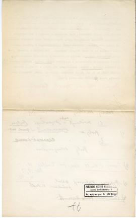 Maszynopis i rękopis trzynastu wykładów Józefa Żurowskiego na temat kultury megalitycznej  strona...