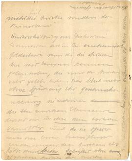 Brulion Józefa Żurowskiego "Żurowski 1918" z notatkami w języku niemieckim z okresu stu...