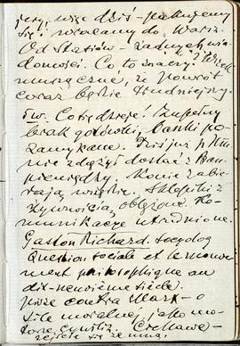 Notatnik nr 74 z odręcznymi notatkami Erazma Majewskiego z okresu od 28.07.1914 r. do 27.08.1914 ...