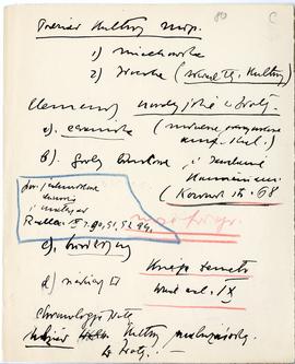 Maszynopis i rękopis trzynastu wykładów Józefa Żurowskiego na temat kultury megalitycznej  strona...