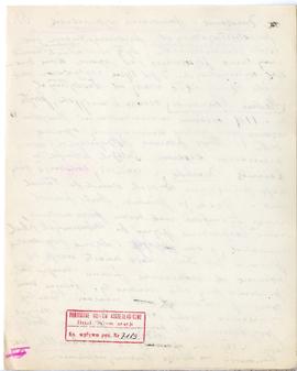 Rękopis wykładów Józefa Żurowskiego z zakresu archeologii przedhistorycznej  strona 102: pieczątk...