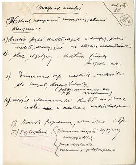 Rękopis dziewięciu wykładów Józefa Żurowskiego pt. "Osadnictwo przedhistoryczne w dorzeczu G...