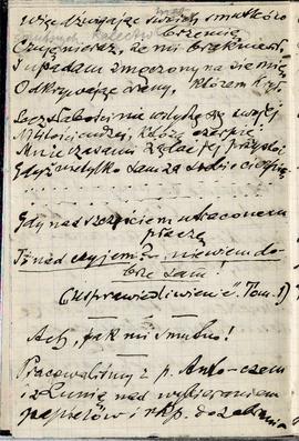 Notatnik nr 96 z odręcznymi notatkami Erazma Majewskiego z okresu od 14.05.1920 r. do 19.08.1920 ...