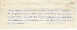 Maszynopis wypisów z K. Rogawskiego  Wiadomość o rozkopaniu mogiły w Siedliszowicach  "Bibli...