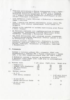 Państwowe Muzeum Archeologiczne w Warszawie. Sprawozdanie z działalności w roku 1997. Maszynopis...