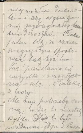 Notes nr 20 z wpisami odręcznymi  Erazma Majewskiego z okresu 25.08.1884 r.- 30.11.1884 r.  strona.
